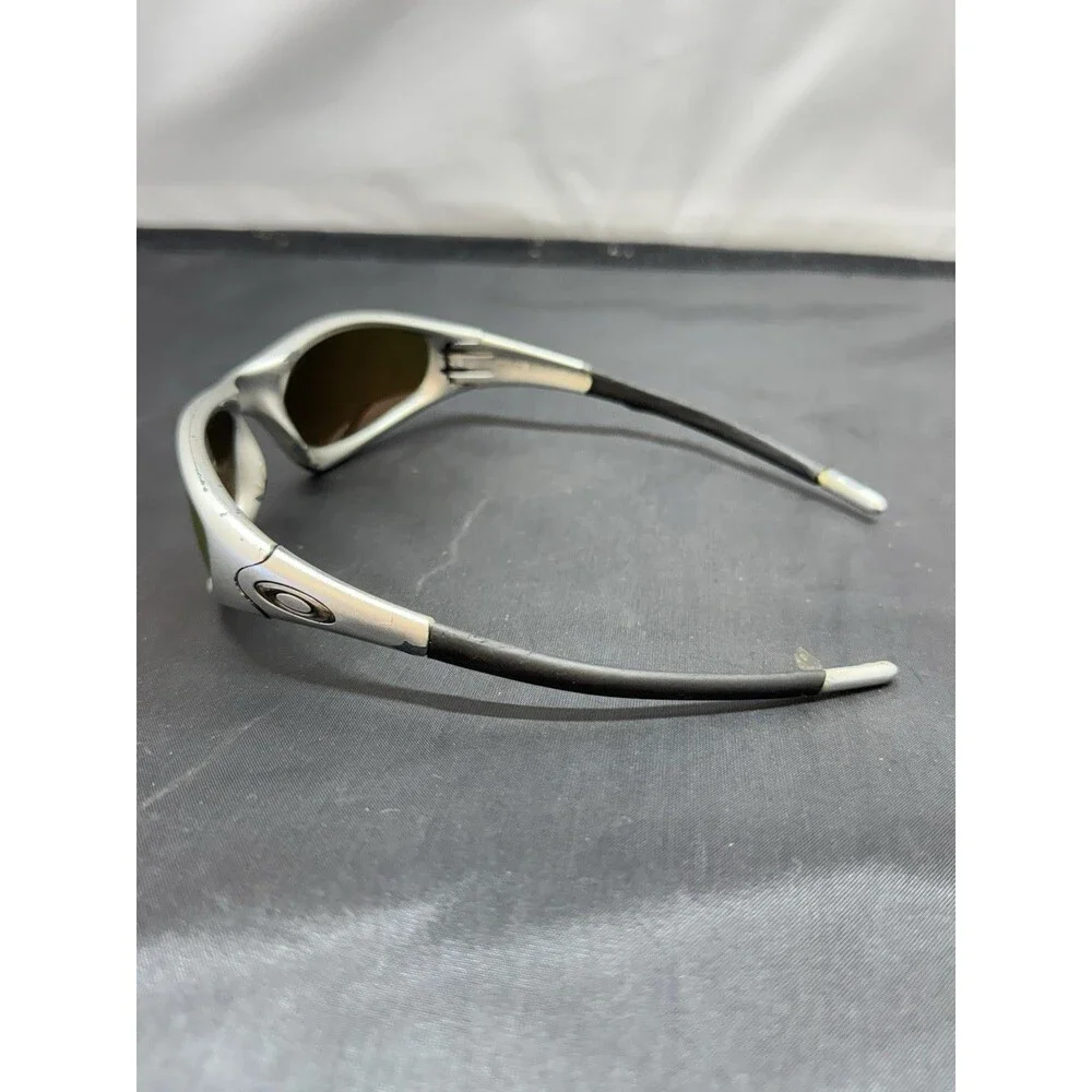 Oakley Straight Jacket Polished Aluminum Fire Iridium 1999 04-253 No Flames RARE
